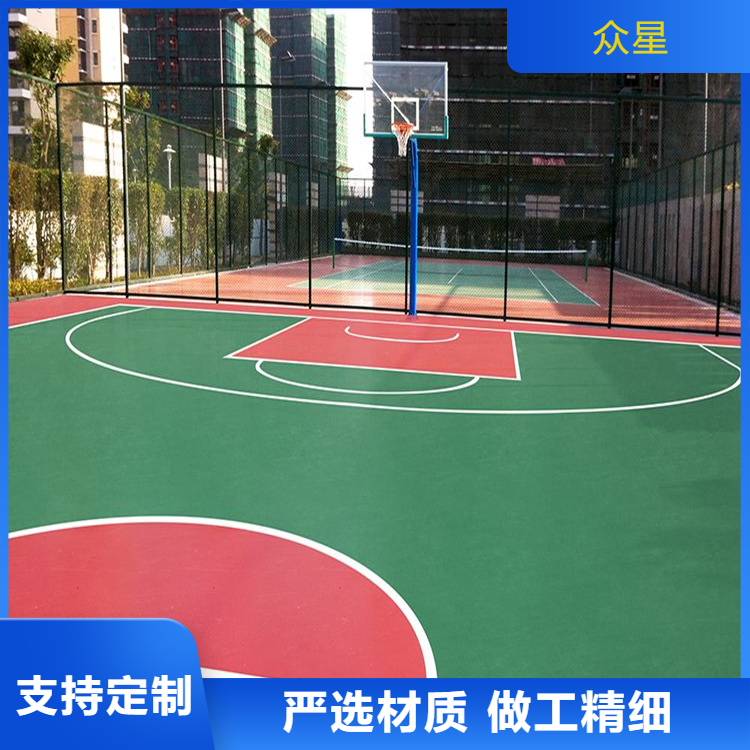 驻马店市学校塑胶跑道篮球场硅PU - 排名